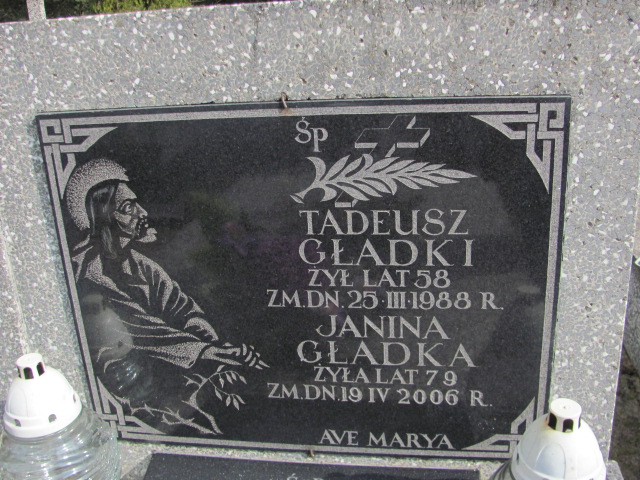 Janina Gładka 1926 Skierniewice - Rawka - Grobonet - Wyszukiwarka osób pochowanych