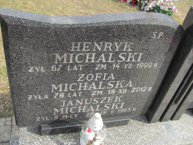 Zofia Michalska Skierniewice - Rawka - Grobonet - Wyszukiwarka osób pochowanych